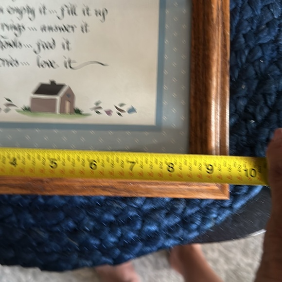 Home Rules Matted in oak Frame - Picture 4 of 6